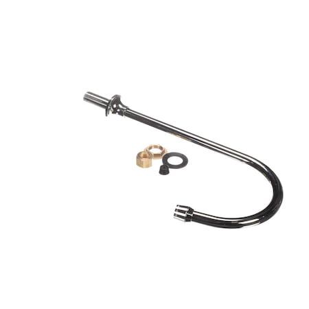 Winholt Equipment Spout, Gooseneck, 12in, Rigid WS-GS-ST