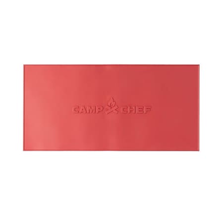 Camp Chef Griddle Mat, 18.1 in L, 3.7 in W, Silicone, Red FTGMAT