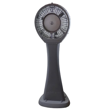 Ecojet 050201 26 gal Tornado Reservoir Misting Fan, Gray - Cools up to 3000 sq ft. LVP-050201