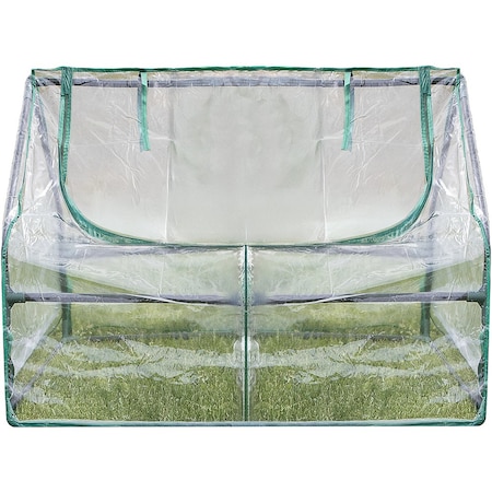 Zenport 4ft Greenhouse - 4'x4'x3', 3PK SH3214A