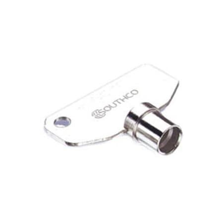 Southco Key, Tubular, Steel, Nickel Plated E3-5-15