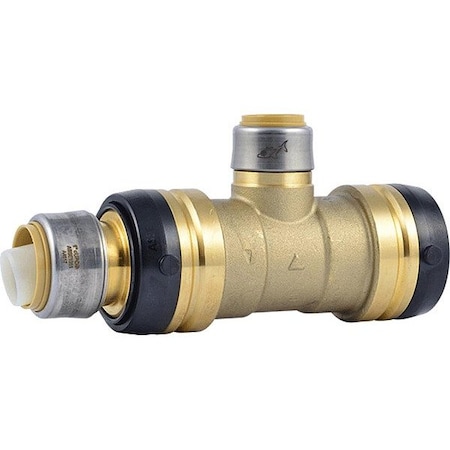 Sharkbite Tee, Brass, Push-Fit17/8", 11/2", 3/4" UXL08414122
