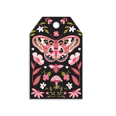 Nashville Wraps Butterfly Leopard Gloss Gift Tag, 2.25X3.5, 50PK PTBL
