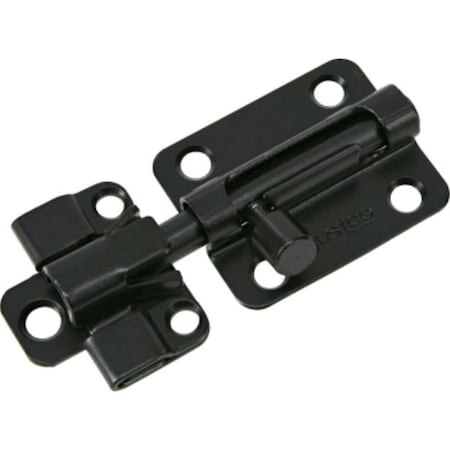 Clean All 2.5 in. Ajustlock Barrel Bolt, Black CL3988274