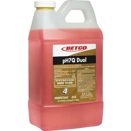 Betco Cleaners & Detergents, Bottle, Lemon Scent, 4 PK 3554700