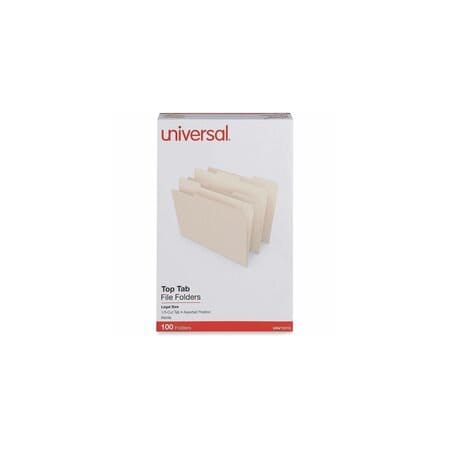 Universal File Folders, Manila, 100PK UNV15113