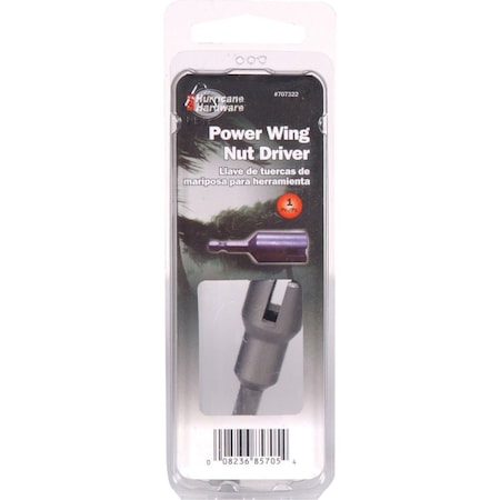 Hillman 1/4'' Wing Nut Driver 707322