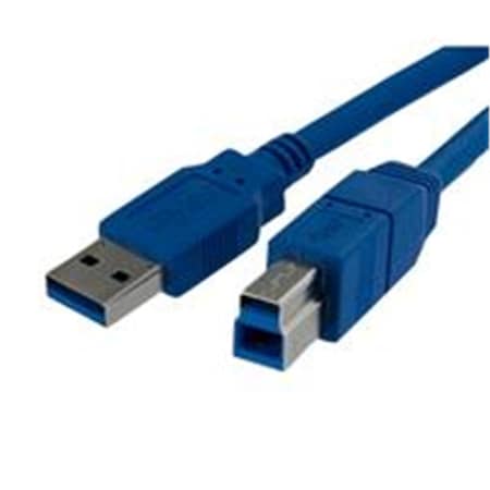 Dynamicfunction 1 ft. Super Speed USB 3.0 A to B Male to Male Cable DY1687487
