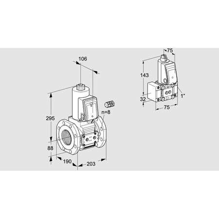 Honeywell Kromschroder VAS780F05NW3E/PP/Z- KS88202947