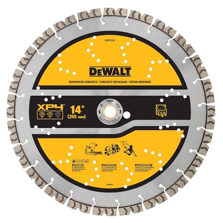 Dewalt DiamondSawBlade, Diam:14",  DW47434
