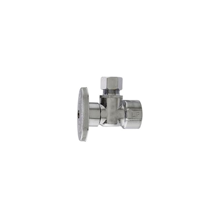 Master Plumber Angle Supply Stop Valve, 1/4 Turn, 1/2 FIP x 3/8-In. OD MP2048PCLF