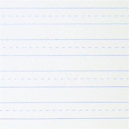 Pen2Paper 10.5 x 8 In. Sulphite Long Way Skip-A-Line Writing Paper, White, 500PK PE1206055