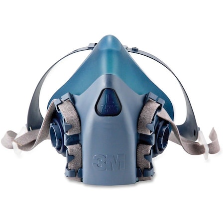 3M Half Facepiece Reusable Respirator, 7500 Series, Silicone, Size Large 7503