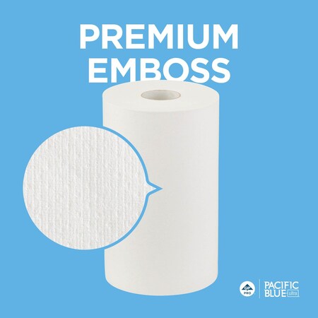 Georgia-Pacific Pacific Blue Ultra® 9” Paper Towel Rolls By Gp Pro (Georgia-Pacific), White, 6 Rolls Per Case 26610