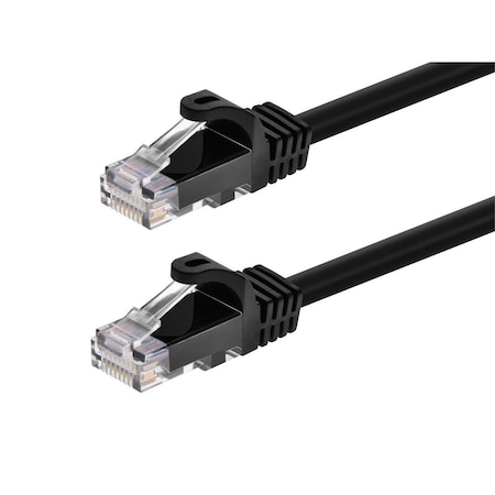 Monoprice Cat6 24AWG Utp D Cable, 6" Black 11216