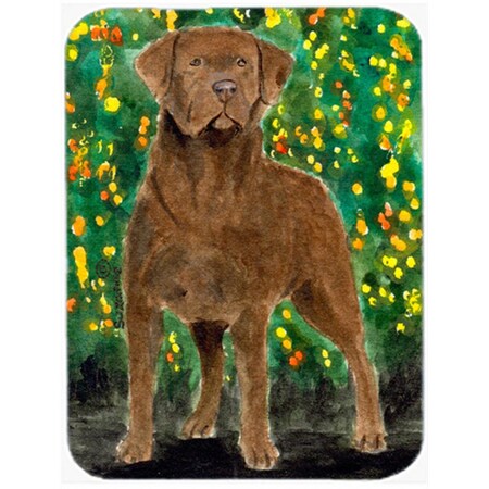 Carolines Treasures Chesapeake Bay Retriever Glass Cutting Board- Large SS8969LCB