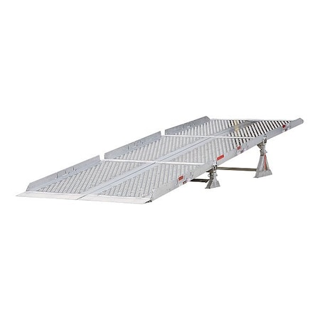 Hd Ramps Yard Ramp System, 270 in L, Gray, Aluminum 15-84-270-06-MYR