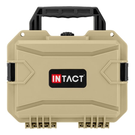 Eylar Intact 11.8in Stacker Series Compact Hard Gear Case with Foam Tan NG00010-TAN