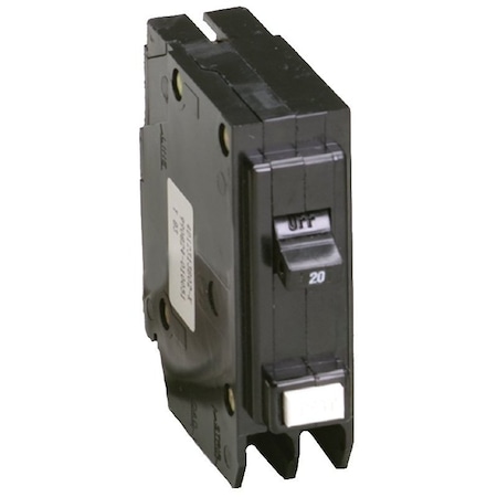 Eaton Cutler-Hammer Circuit Breaker, BRP Series, 20A, 1 Pole, 120/240V AC, 10kA BRP120GF