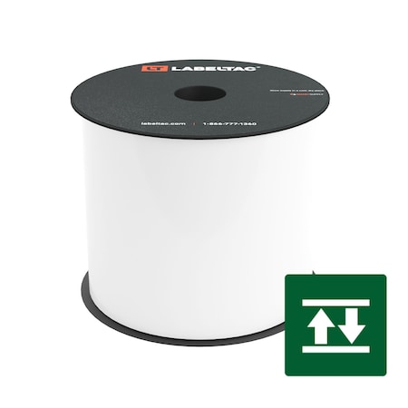 Labeltac High-Tack Label Supply 4in x 75ft LT4/LTPX, Matte White LT426HK