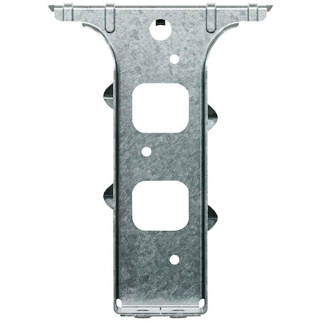 Simpson Strong-Tie PF Post Frame Hanger, 5-3/8 in H, 1-1/4 in D, 1-9/16 in W, 2 x 6 in, Steel PF26B