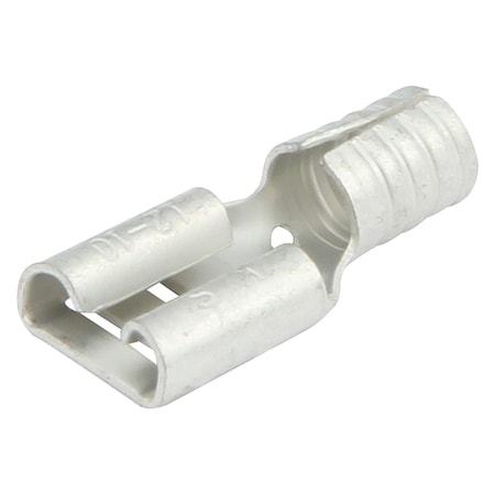 Allstar Performance 12-10 Gauge Non-Insulated Female Blade Terminal, 20PK ALL76028