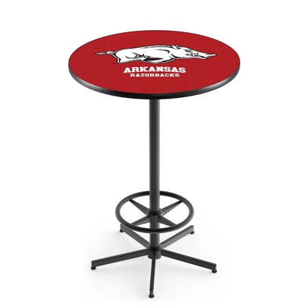 Holland Bar Stool Co 42" Black Arkansas Pub Table L216B4236ArknUn