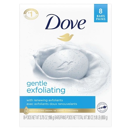 Dove Gentle Exfoliating Beauty Bar Soap, 30 Ounce, 9PK 62742021