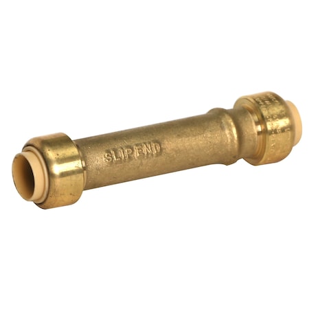 Usa Industrials SharkBite Push to Connect Tube Fitting, Brass, Slip Union, 1/2 in Tube ZUSA-TF-PTC-LFBR-54