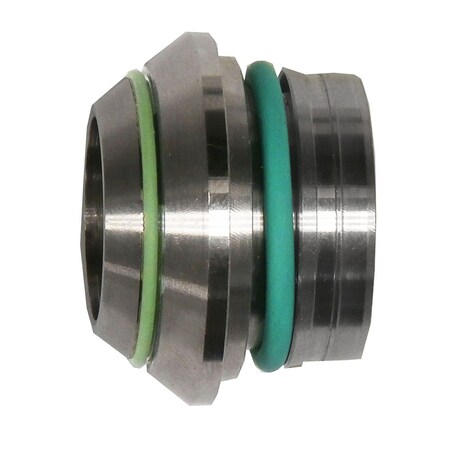 Brennan Industries Insert w/37/24 Deg Flare, Steel, 08 mm D0330-08