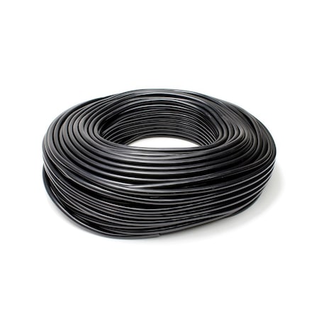 Hps Performance 5/64 in ID x 100 Feet, High Temp Silicone Vacuum Hose Tubing, Black HTSVH2-BLKx100