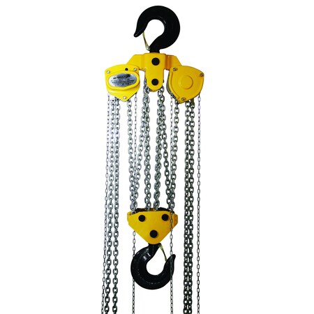 Oz Lifting Products 20 Ton Premium Chain Hoist 15 ft lift with overload protection OZ200-15CHOP