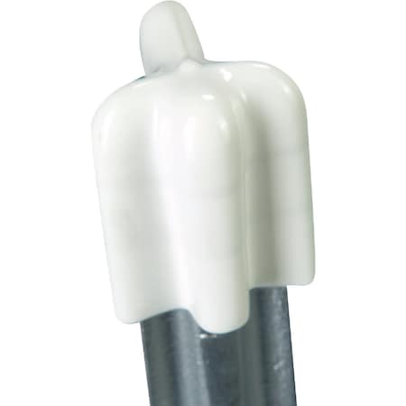 Dare Products Vinyl White T-Post Safety Cap, 25PK 2927-25