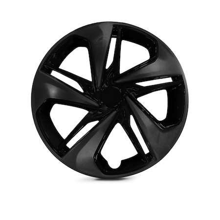 Altertrim 2016-2021 Honda Civic 16 in Hubcaps Wheel Rims Cover + Compatible With Steel Whls, (Blk Lacq), 4PK CHB-5103-BL-16