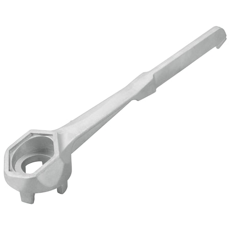 Performance Tool Aluminum Bung Wrench, 2 in 3/4 in Drum Cap Removal, Non-Sparking W54160