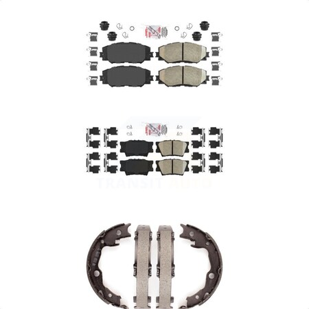 Transit Auto Front Rear Ceramic Disc Brake Pads Kit For Toyota RAV4 Lexus HS250h KNN-100486