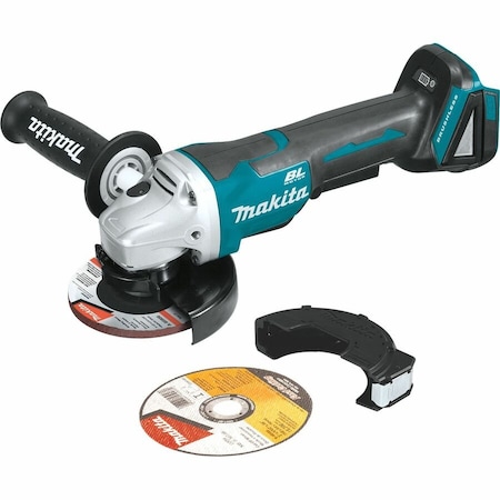 Makita 18V LXT Brushless 4-1/2" / 5" Cut-Off/Angle Grinder, Paddle, Brake XAG11Z
