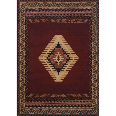 United Weavers 3 ft. 11 in. x 5 ft. 3 in. Manhattan Tucson Accent Rug, Light Blue 940 27060 46