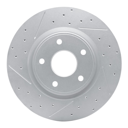 Dynamic Friction Co DFC Geoperformance Rotor - Drilled and Slotted 830-40112R