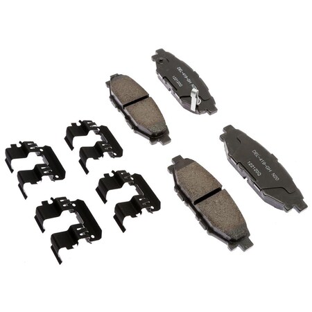 Acdelco PAD KIT RR DISC BRK, Disc Brake Pad Set,  17D1114CHF1