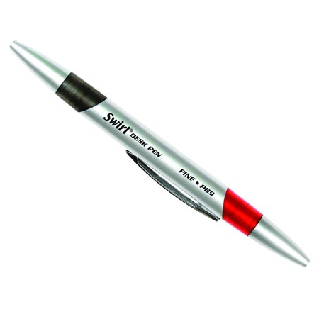 Moon Products Swirl Ink Pens, Red/Black Combo, 12PK P89