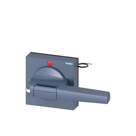 Siemens handle with masking plate standard illuminated size 100x 100 for shaft 10x 8UD1851-3CD01
