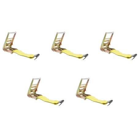 Mytee Products 5 Pack 3in Ratchet w/Flat Hook No Strap, 5PK RB3x5