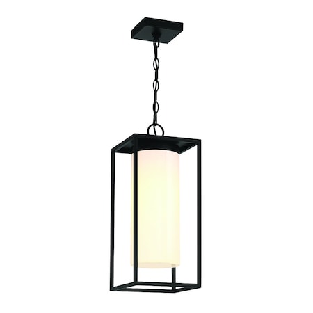 Eurofase Sawyer Vintage/Rustic 23" Rectangular Outdoor 3-Light Wall Sconce, Satin Black/Clear Glass 41964-019