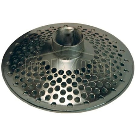 Dixon Round Hole Top Skimmer, 1-1/2 in NPSM, Steel, Zinc Plated, Domestic DST20