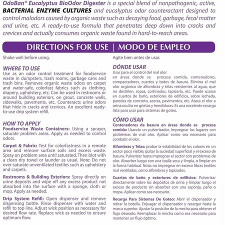 Odoban Eucalyptus BioOdor Digester Refill, Purple ODO927062G4