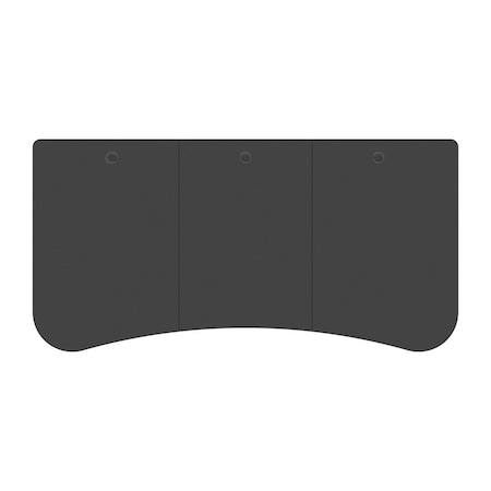 Monoprice Workstream by 3-piece Desktop for Motorized and Manual-Crank Height Ad 33085