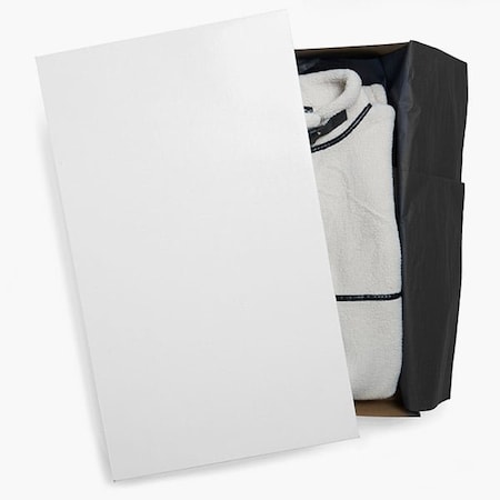 Nashville Wraps White 2 Piece Pop Up Apparel Box, 24x14x4, 25PK AB6E