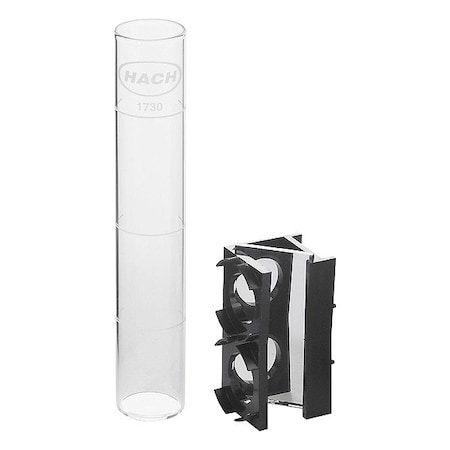 Hach Long Path Viewing Adapter Kit, 2 1/4 in H 2412200