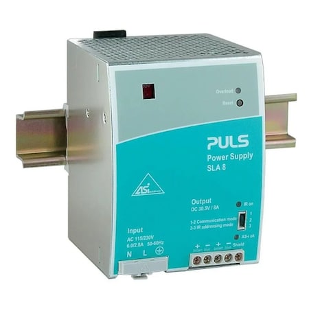 Puls As-Interface Power Supply, 30.5V, 8A SLA8.100